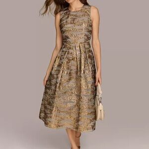 Donna Karan multicolor dress Sz 8 altered to a 6 dress